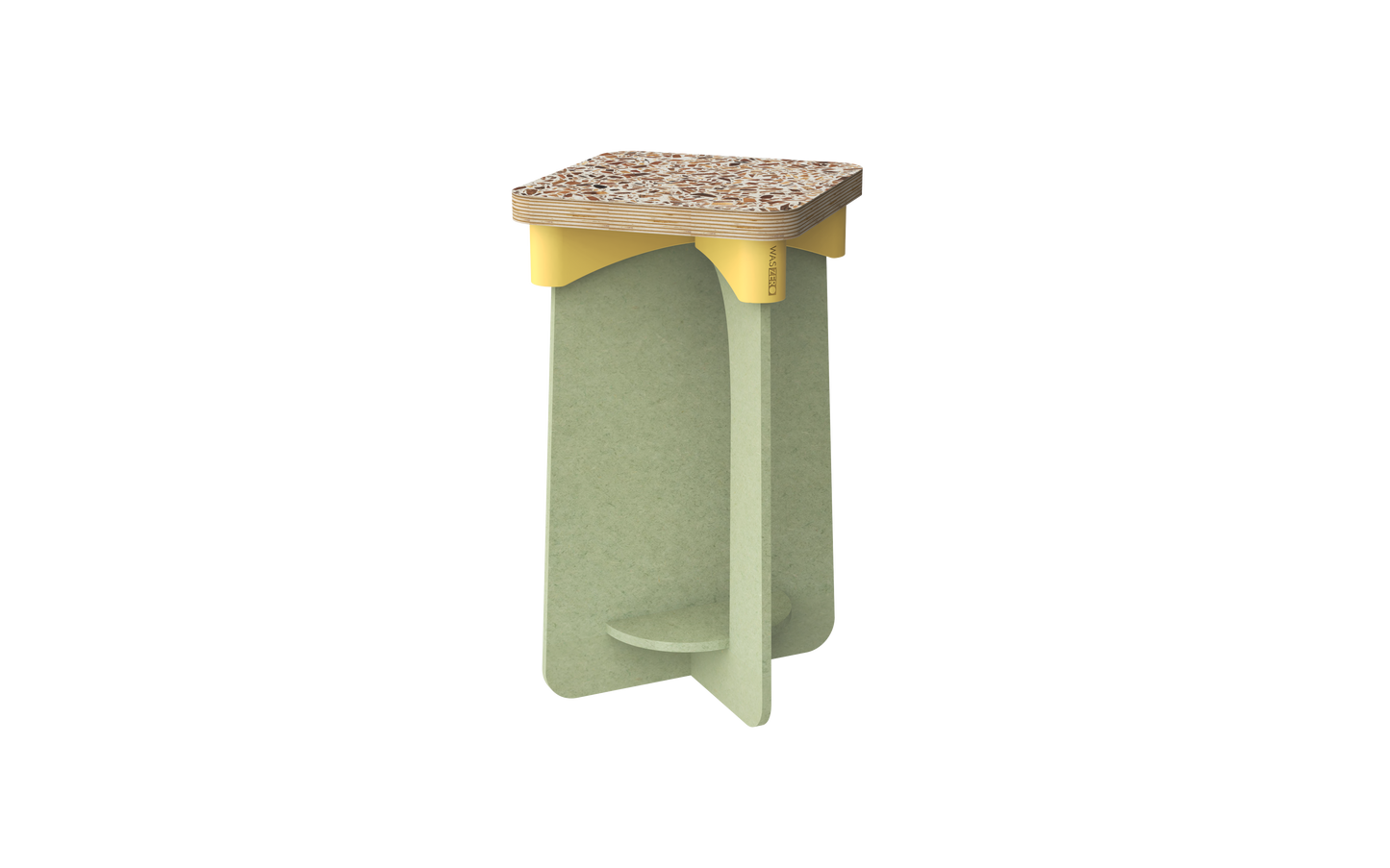 WASSLAT Stool -Terra Green