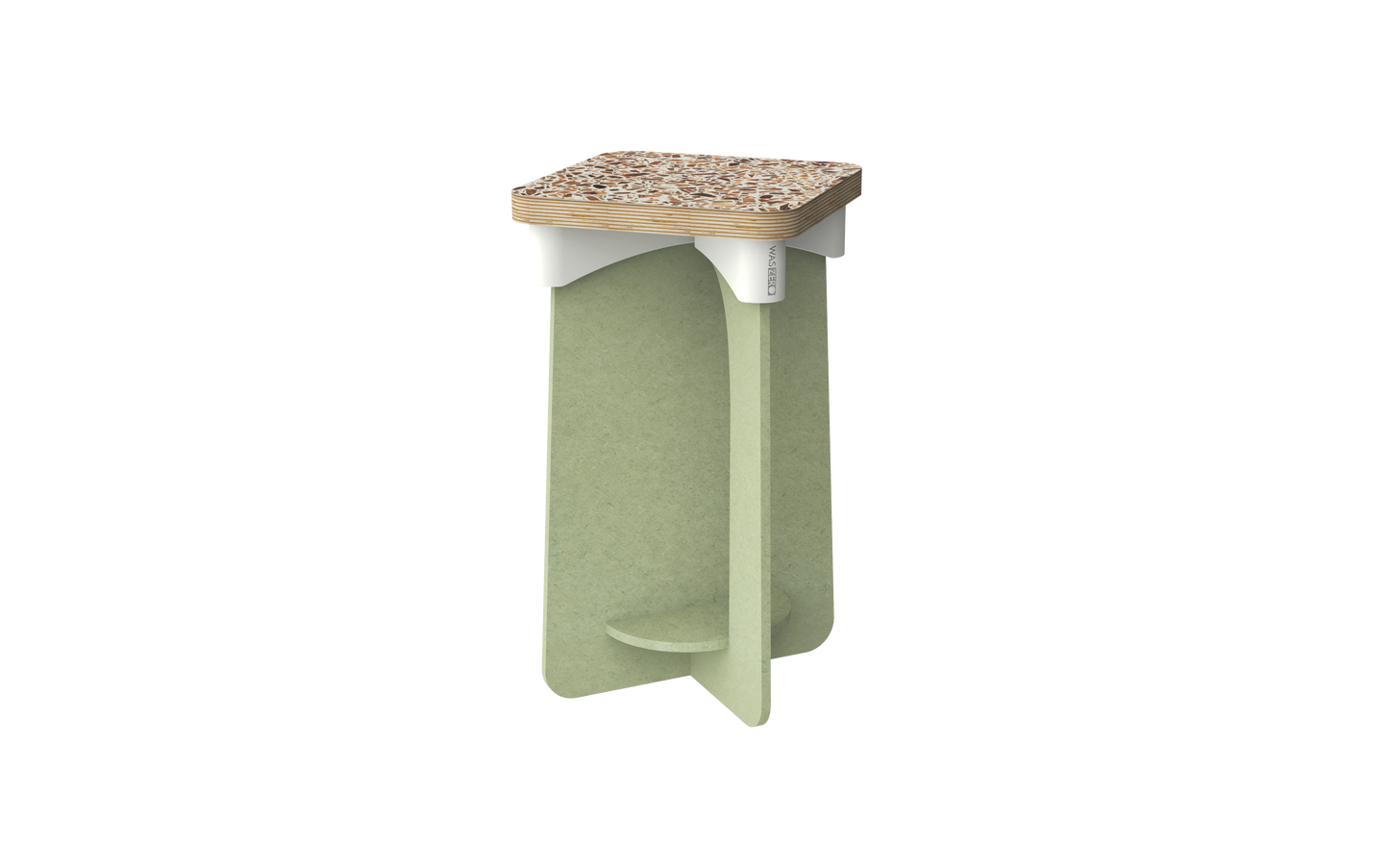 WASSLAT Stool -Terra Green