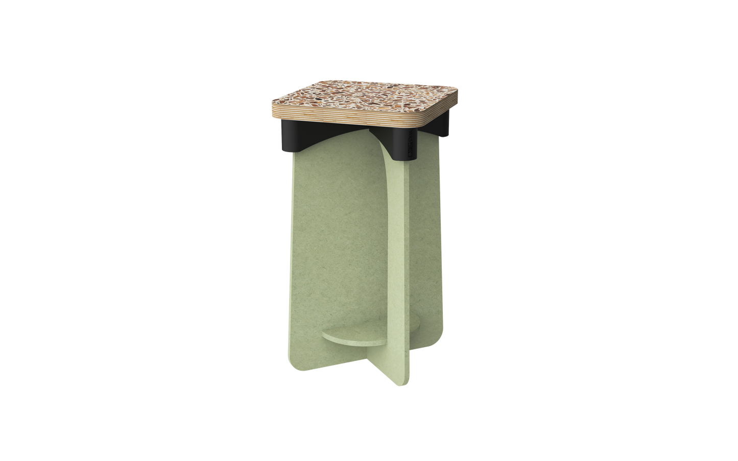 WASSLAT Stool -Terra Green