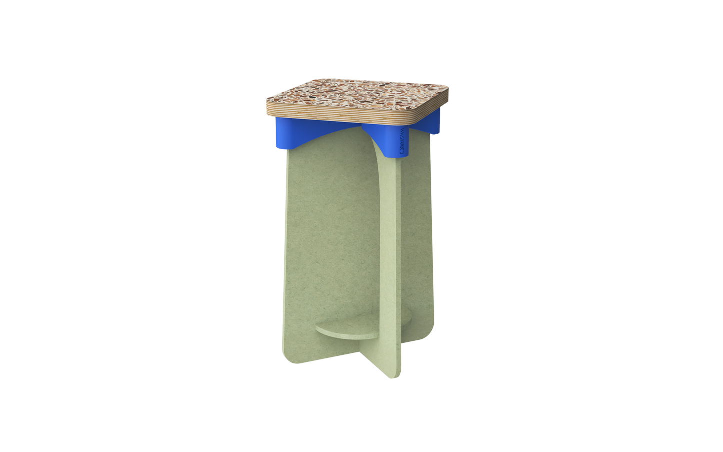 WASSLAT Stool -Terra Green