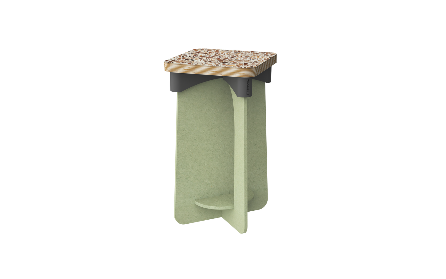 WASSLAT Stool -Terra Green