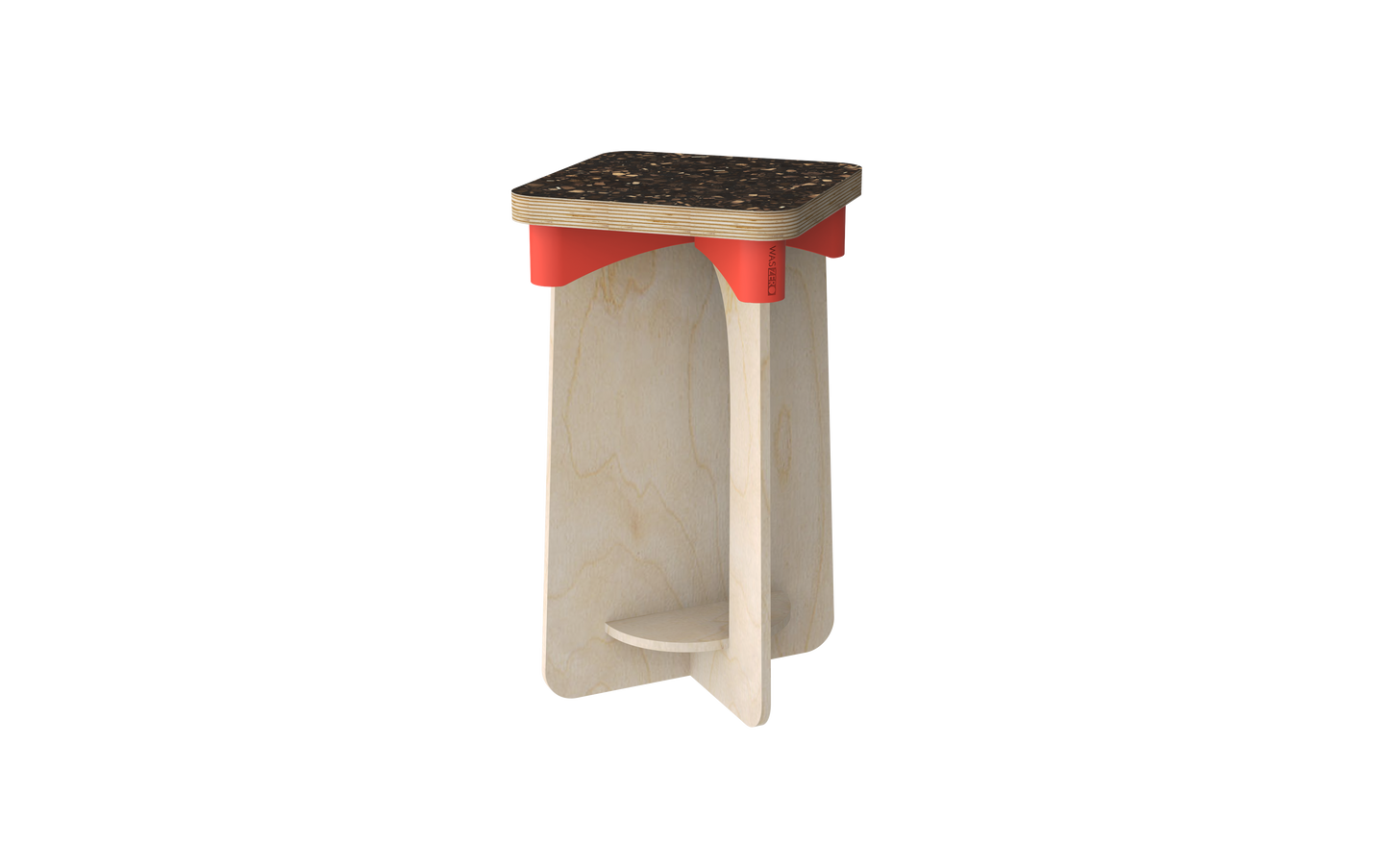 WASSLAT Stool -Eco Birch