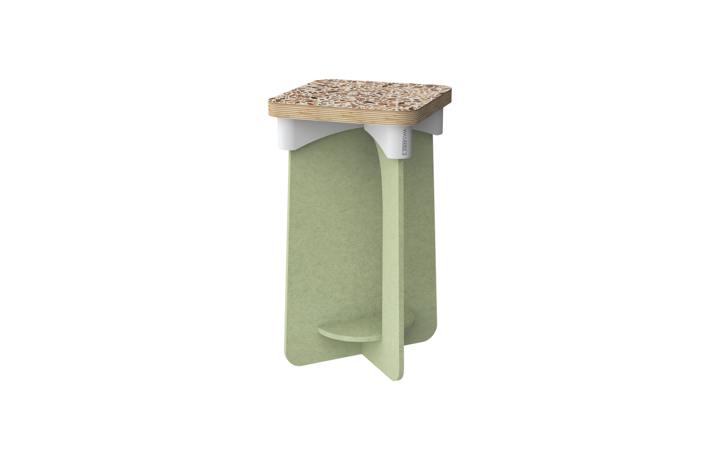 WASSLAT Stool -Terra Green